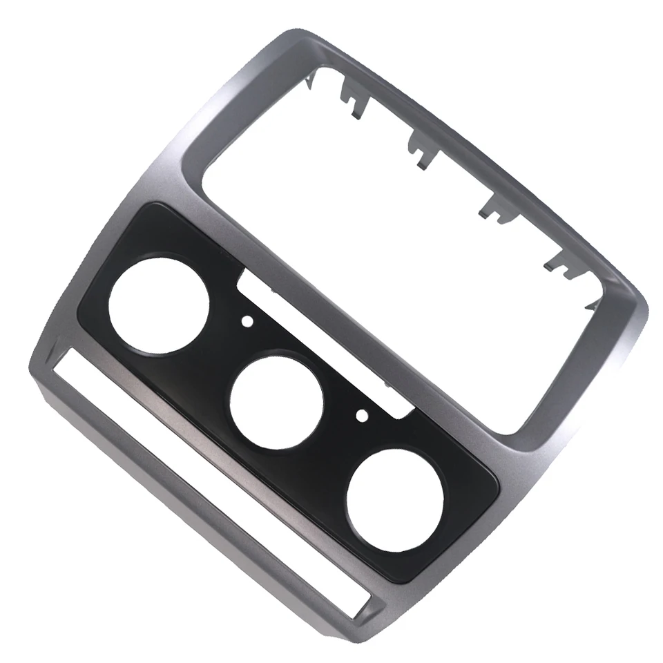 Automobil 2 DVD DVD Frame Frame Frame Adaptér DVD DVD Panel Dash Dash Montážna prístrojová súprava Audio Stereo Panel pre skod Octavia 13