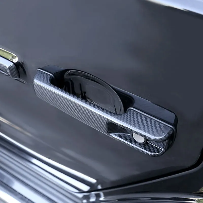 Automobil ABS uhlíkové vlákno Vonkajšie dvere rukoväte obkladov pre Mercedes Benz G Class W463 W464 G65 G55 G63 G500 G550 2004 - 2021