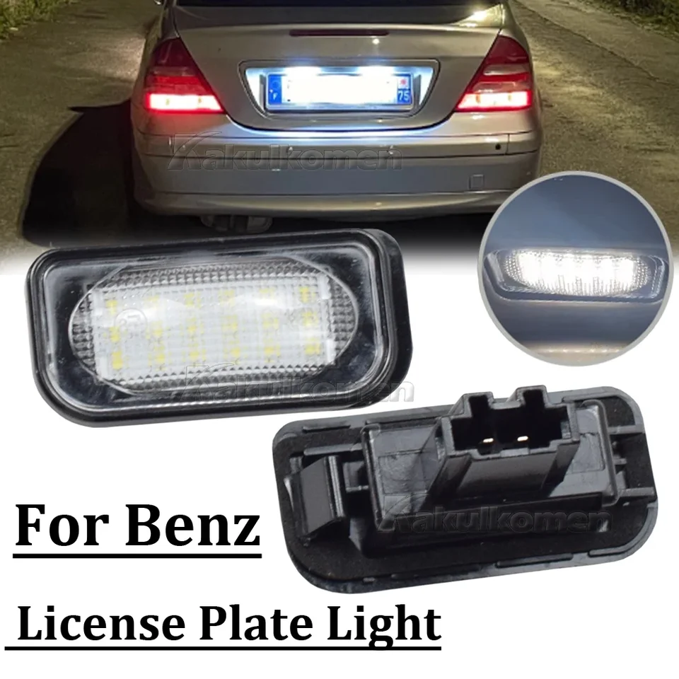Automobil Canbus LED licencia Number tanier Light Montáž výmena za Mercedes Benz C-Class W203 R230 W209 C209 A209 SL