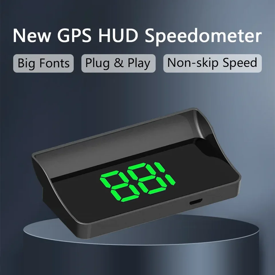 Automobil HD Displej GPS rýchlosť rýchlosti digitálneho projektora čelného skla HUD pre všetky autá automatické elektronické doplnky