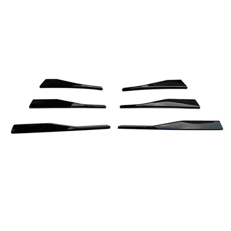Automobil lesklý čierny predný nárazník spojler dolnú mriežku FOG Light obočie obočie TRIM FOR-VW Golf MK8 2021 2022