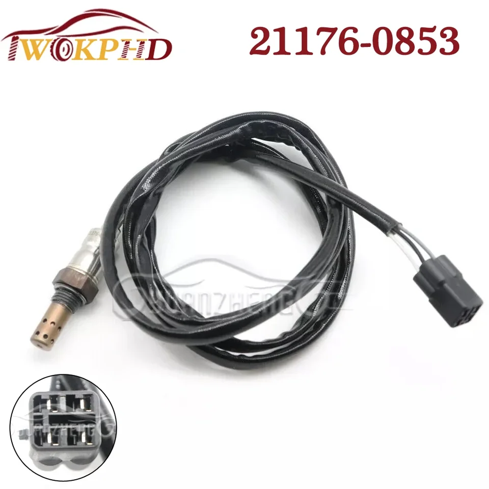 Automobil s novým vzduchovým palivom Lambda O2 Oxygen Sensor 21176-0853 pre Kawasaki Z650 ER650 Ninja 400 EX400 650 EX650 2017 2018 2019 2019 2020