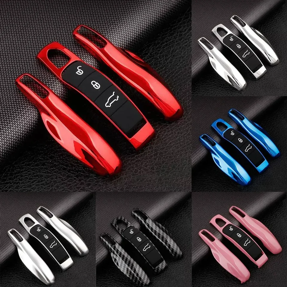 Automobil Smart Remote Key Casvers Set Shell pre Porsche Panamera Spyder Carrera Macan Boxster Cayman Cayenne 911 970 981 991