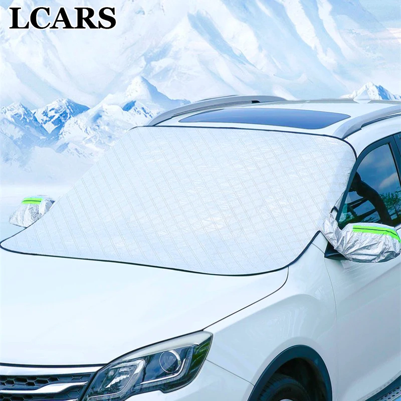 Automobil Sneh Shield Frost Cover Zimné okno Zimné okno Zimné auto predné predné sklo Snehové slnečné krzy Prach nepriestrelného proti mraznicu
