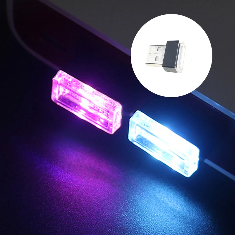 Automobil Universal USB LED dekoratívne svetlo automatické diely pre Volkswagen Polo Tiguan Passat Golf EOS Scirocco Bora Lavida