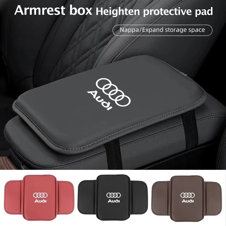 Automobilie lakťové skrinky Mat Centrum Console Storage Bag Accessories pre Audi A1 A2 A3 A4 A5 A6 A7 A8 TT Q1 Q2 Q3 Q4 Q5 Q6 Q7 Q8 RS3 RS4 S