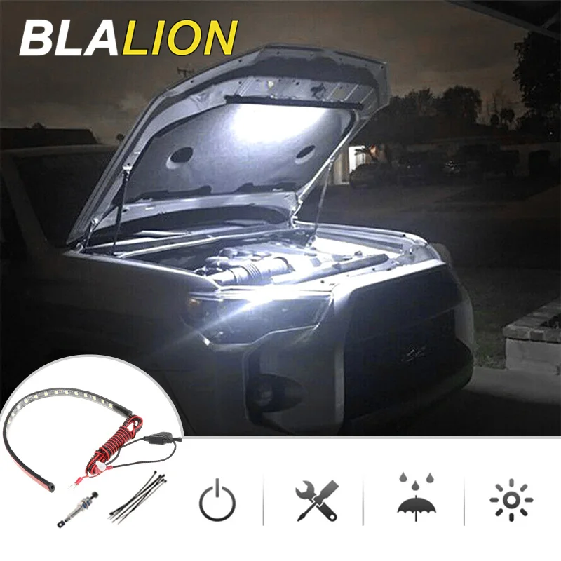 Automobilie lampa LED automatické zapnutie/vypnutie pod kapotou Light 36 cm Svetelné tyče Universal sa hodí