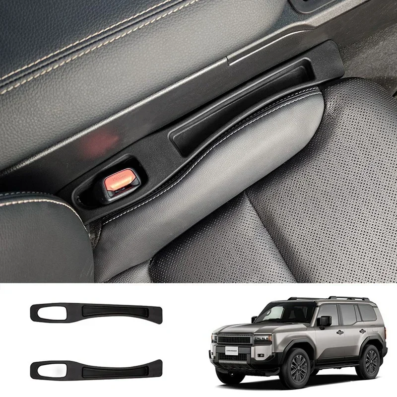 Automobilka Gap Gap Storage Box Filer Filers pre Toyota Prado LC250 2023 Interiérové ​​príslušenstvo automobilu