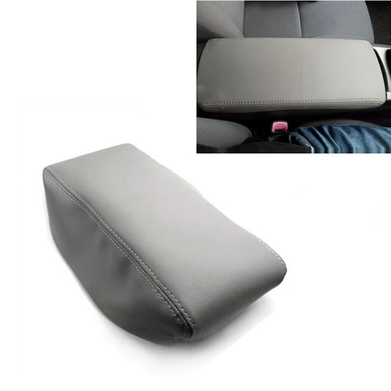 Automobilka na mikrovláknová kožená kožová lakťová lakťová lakťová lakťová lakťová lakťová opierka Panel Panel Officult Tink pre Toyota Prius 2004-2008