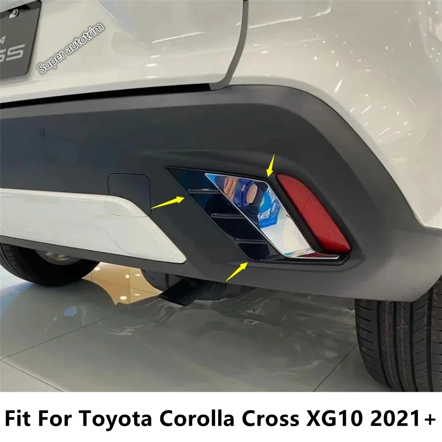 Automobilka Zadná hmlová lampa Light viečka na očné viečko Ozduky Ozdobné flitre kryty Tink Apndries for Toyota Corolla kríž xg10 2021 - 2024