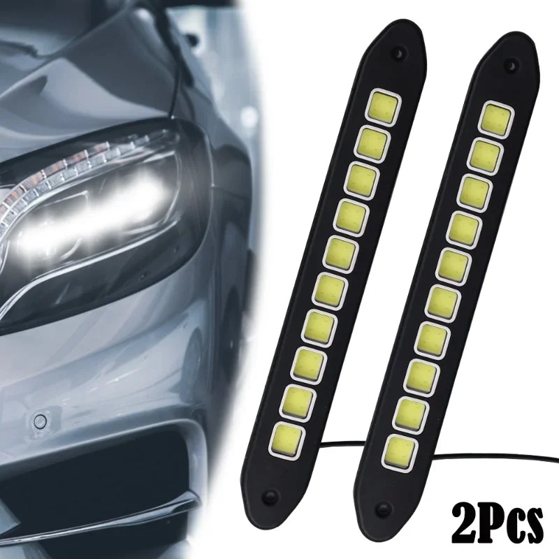 Automobilové denné svetlá Vodotesné hmlové lampa Flexibilné DLR pomocné svetlomet Univerzálne osvetlenie auta