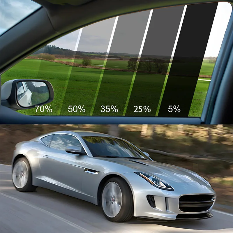 Automobilové izolácie Film Solárny film Okno Slnečné krémy Izolačný film Sunshade Glass Sticker Okno Ochrana Film Film