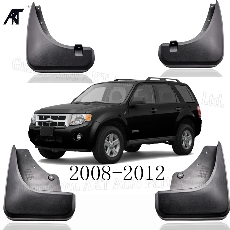 Automobilové klapky pre Ford Escape 2008-2012 Mercury Mariner 2009 2011 2011 Splash Guards Mudflaps predné zadné blatníky blatníka