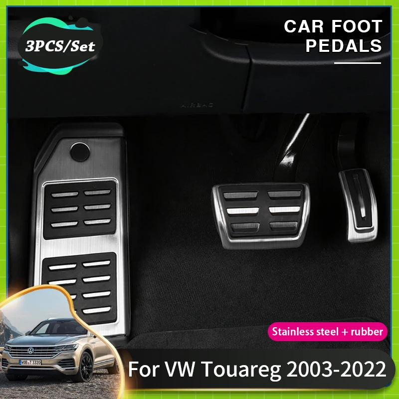 Automobilové kryty pedálov pre pedály pre Volkswage VW Touareg Acessories 7L 7P Audi Q7 Q8 Porsche Cayenne Macan Car Pedals Acessories