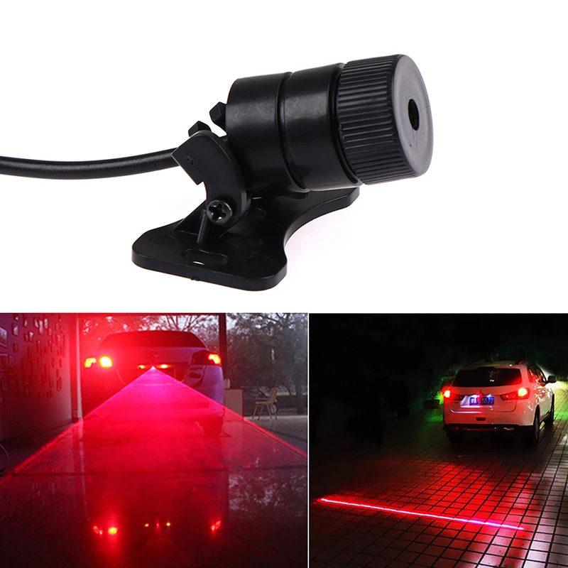 Automobilové laserové hmlové svetlo motocykla Tail lampa Automatické zadné svetlo