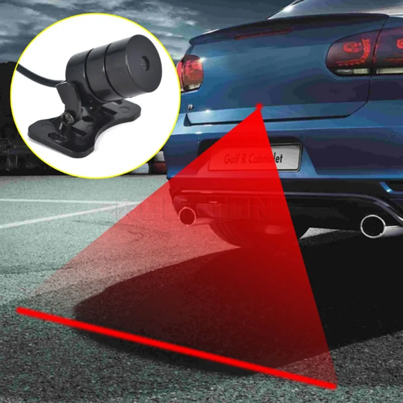 Automobilové laserové hmlové svetlo proti kolízii chvost brzdený signál výstražná žiarovka