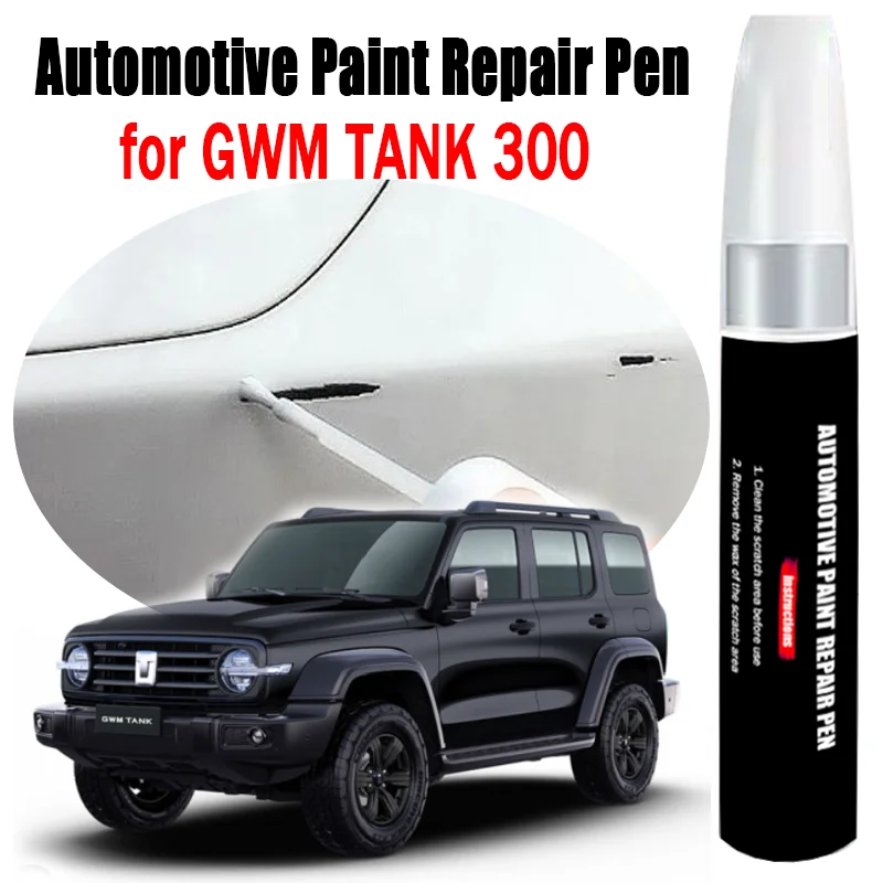 Automobilové opravy pero pre GWM Tank 300 Touch-Up Pen Pack Scract Remover Care Care Care Doplnky