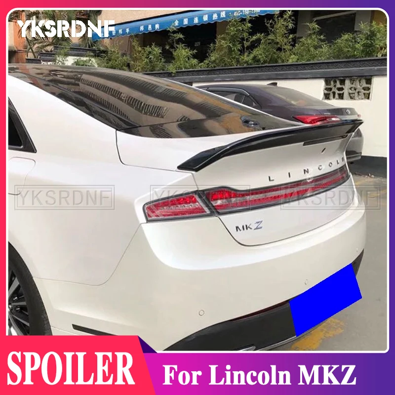Automobilové príslušenstvo ABS plastové nenatreté farebné farebné kufre kufra krídla strecha strechy pre Lincoln MKZ 2014 2015 2016 2018 2018 2019