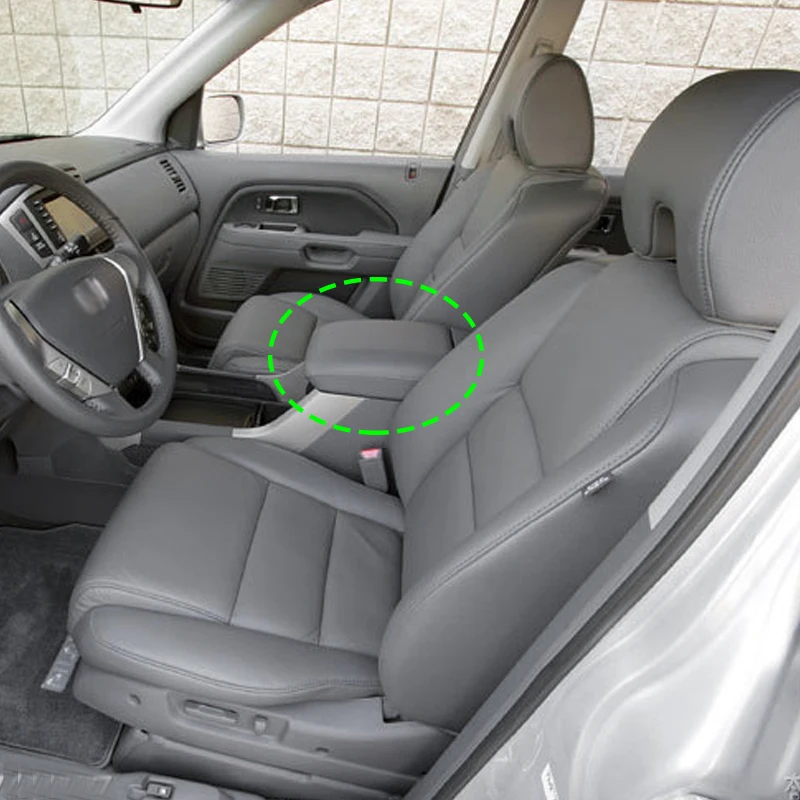 Automobilové príslušenstvo Centrum konzoly veko lakťová lakťová lakťová lakťová lakťová skrinka na kožené obaly pre nálepku pre Honda Pilot 2003 2004 2005 2006 2007 2008