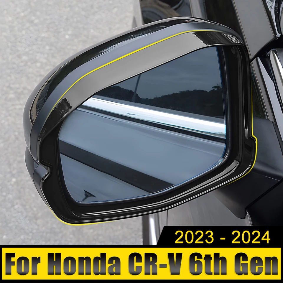 Automobilové príslušenstvo pre Honda CR-V CRV 6. Gen 2023 2024 2025 Hybridné ABS spätné zrkadlo Zrkadlá obočie štít na krycí ráme