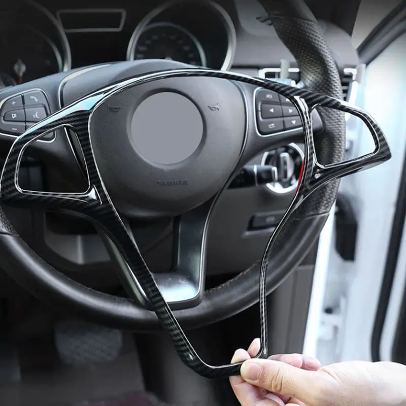 Automobilové príslušenstvo čalúnené obloženie rámu volantu pre Mercedes Benz Abce GLC GLA CLA Trieda W176 W246 W205 W213 X253 X156 C117