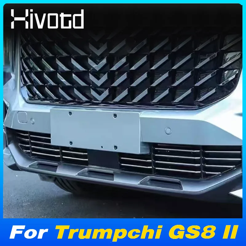 Automobilové prúžky ORIP PRÍSTUP OCHRANA GRILT ČASTI PRE GAC TRUMPCHI GS8 II 2023 NEPRAVIDLA Sada z nehrdzavejúcej ocele Vonkajšia dekorácia
