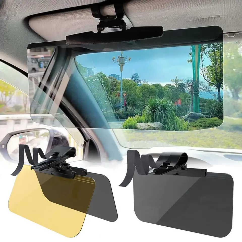 Automobilové slnečné vysielanie Univerzálne 180-stupňové úpravové auto Slnko Sun Sun s polarizovaným ochranným automobilom Sun Sun Visor Shield