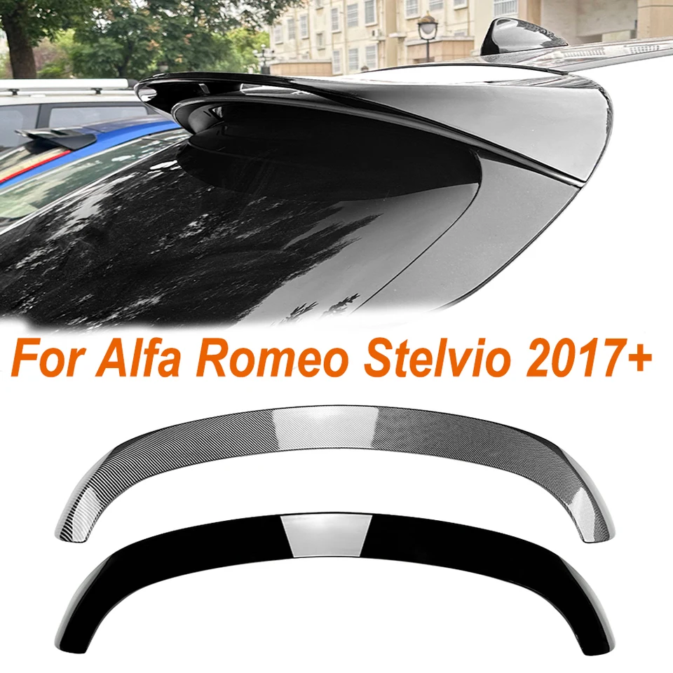 Automobilové zadné krídlo kufrový spojler krídlo strešné krídla Automatické príslušenstvo pre Alfa Romeo Stelvio 2017+