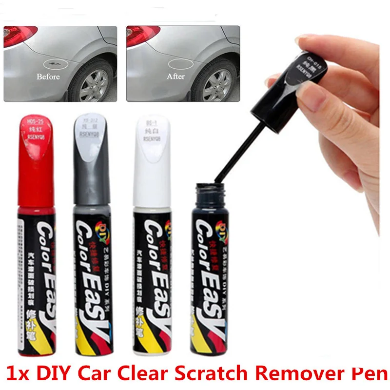 Automobilové škrabance na opravu kefy na kefu Čierne biele červené striebro pre Toyota Aqua Camry Corolla Rav4 Yaris Highlander Land Cruiser PR