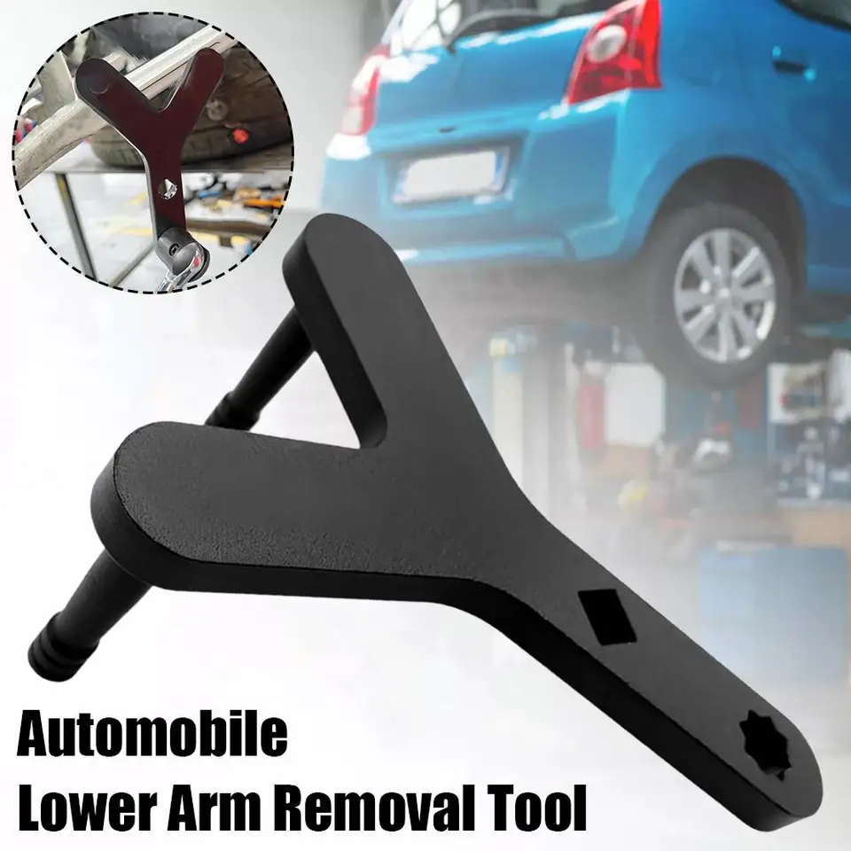 Automobilový dolný ovládací rameno a guľôčkový kĺb s odstraňovaním náradia Nástroj Spodné výkyvné rameno ramena Arm Demontáž práce na úsporu nástrojov V3O8