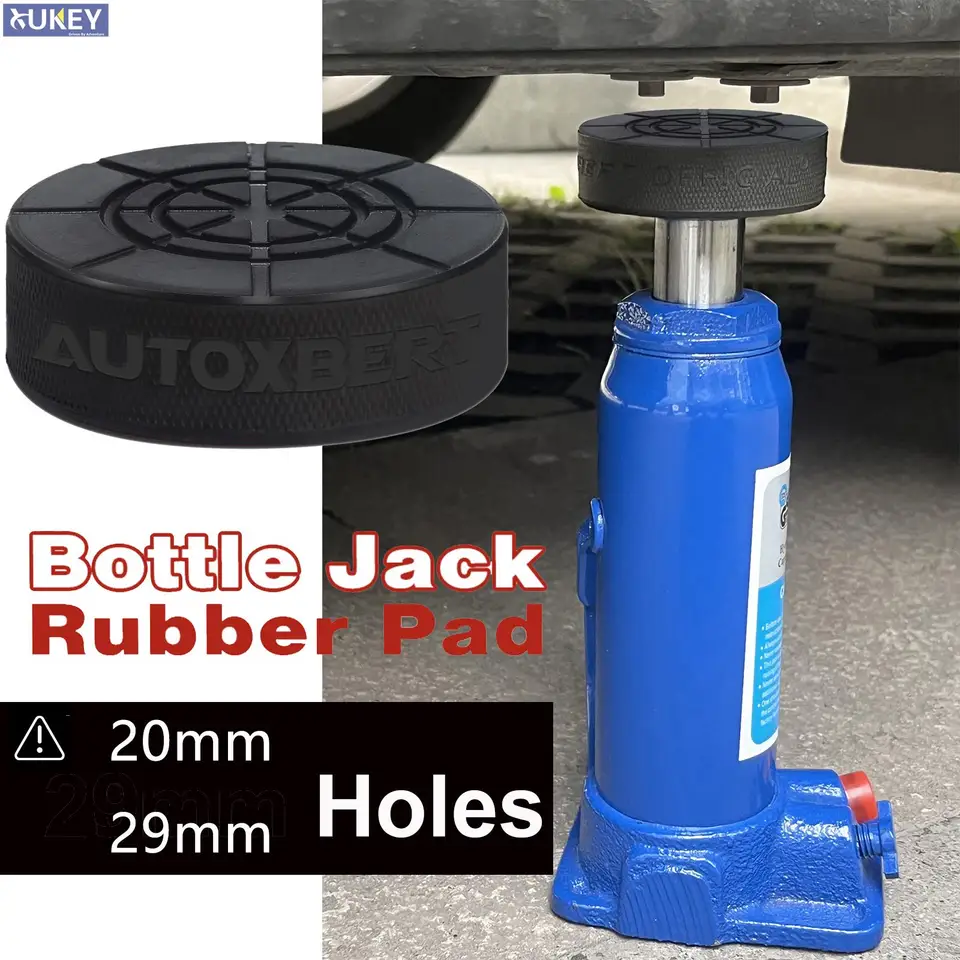 Automobilový gumový fľaša na podložku podložky podložky adaptér zdvíhacieho zdvíhacieho náradia Opravy náradia 20 mm 29 mm dierky fľaše na fľašu Automatický výťah vankúš