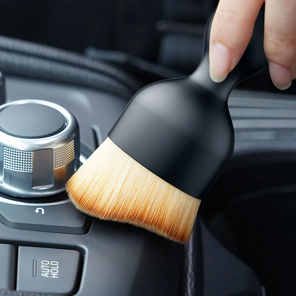 Automobilový interiérový prach zametanie mäkkých kefiek na umývanie Nástroj na umývanie Klávesnica Klávesová klimatizácia klimatizácia Crevice čistenie kefy prach Draprav prachu