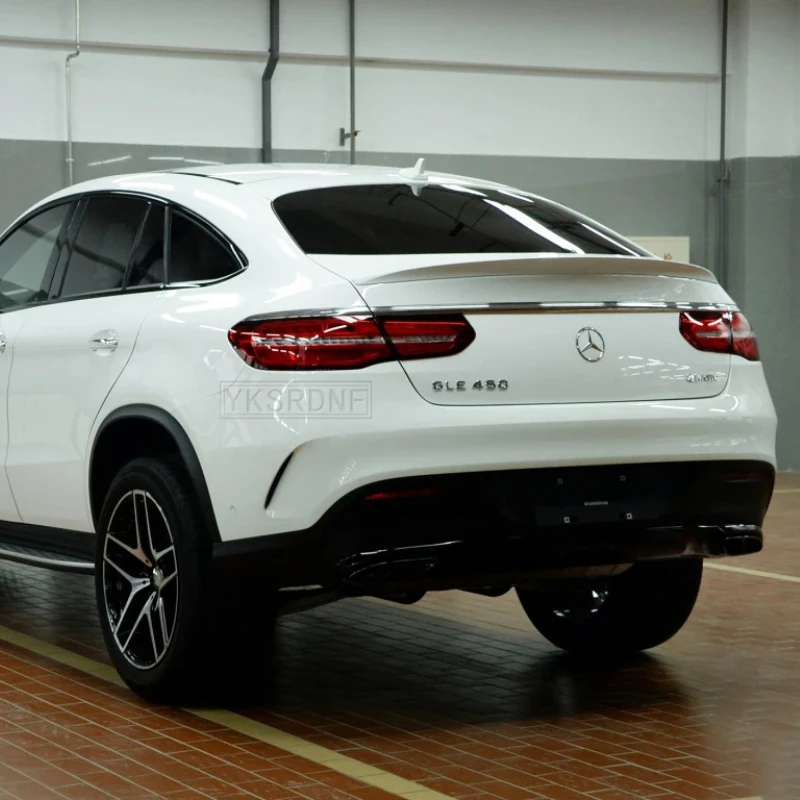 Automobilový kmeňa Splitter Trip Trip Tail Wing pre Mercedes Benz GLE Coupe C292 GLE350 400 450 550 GLE63 AMG Style 2015-2019