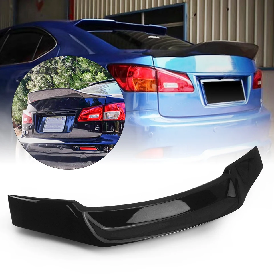 Automobilový kmeňa veka SPOILER SPOTER LIP ROP TACHTAVEROVÉ KLIPOVÉ ORIKOVÉ ORIKOVANIE TRUNKOVÉHO DUCKBILLA PRE LEXUS IS250 IS350 2006-2013