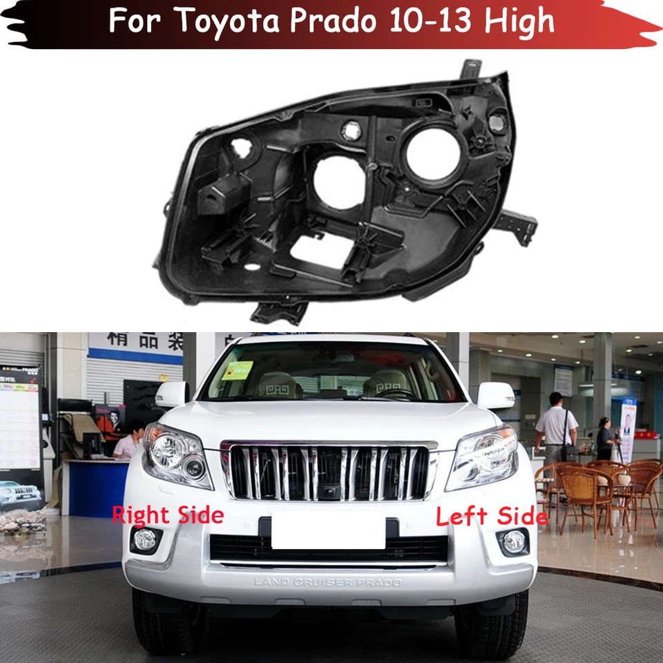 Automobilový kryt krytu krytu Zadný obalový obalový obalový obalový lampa Zadná lampa pre Toyota Prado 2010 2011 2012 2013 Vysoká konfigurácia
