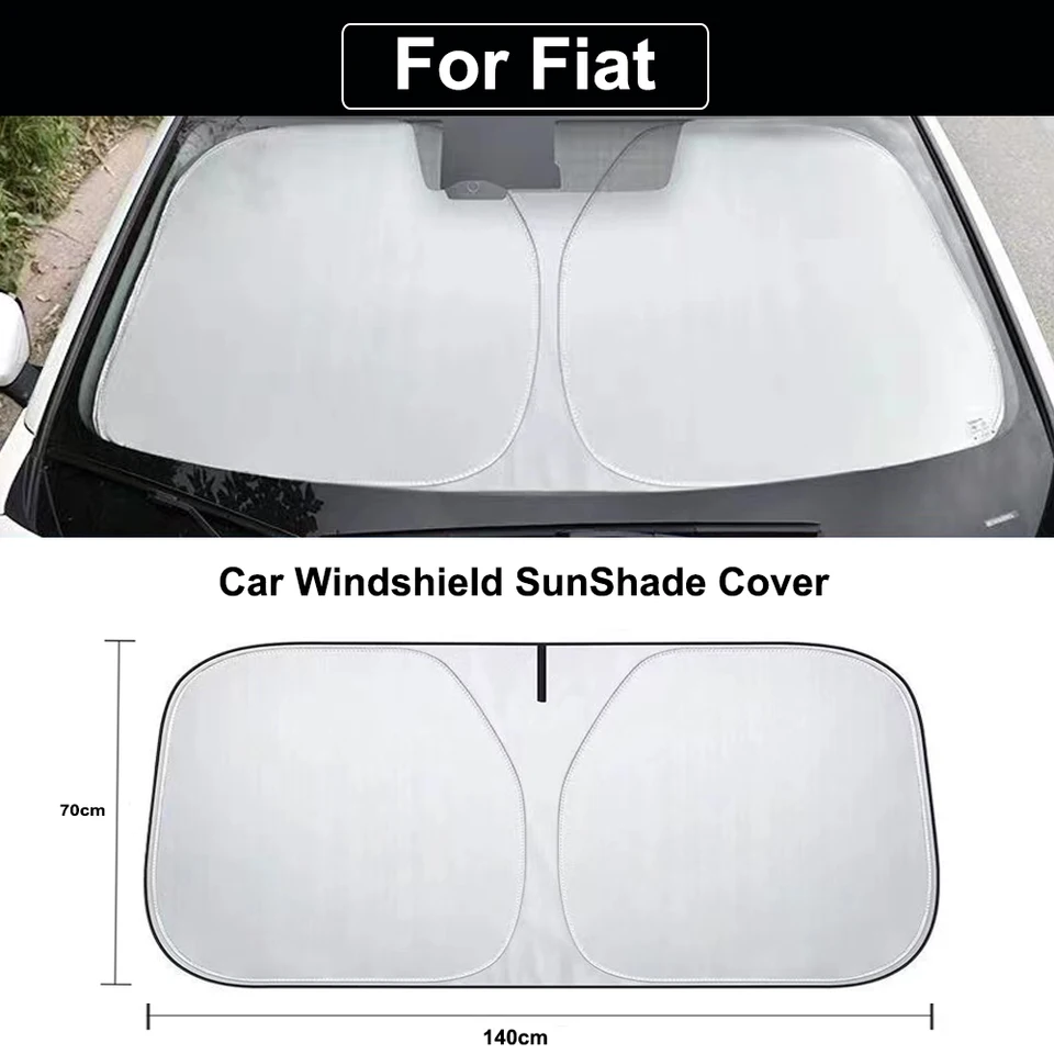 Automobilový kryt slnečného skla pre Fiat Toro Qubo Tipo Aegea Doblo Panda Anti UV Car Accessories