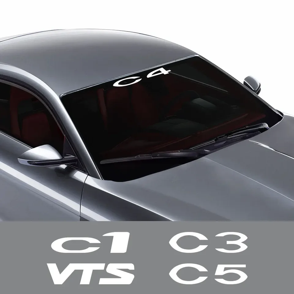 Automobilový nálepka na nálepku Decal Decal Automatické príslušenstvo pre Citroen C4 Picasso C4L C5 Aircross C3 C1 C2 C6 C-Elyse VTS C8