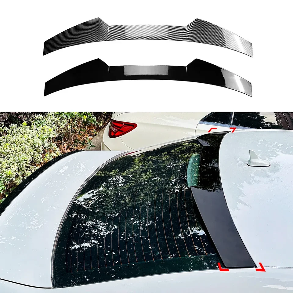 Automobilový nárazník difúzora Top Wing Spoiler Splitter Boot But Blade Typ uhlíkové vlákno pre Audi A3 8V Sedan 2014-2020 Príslušenstvo