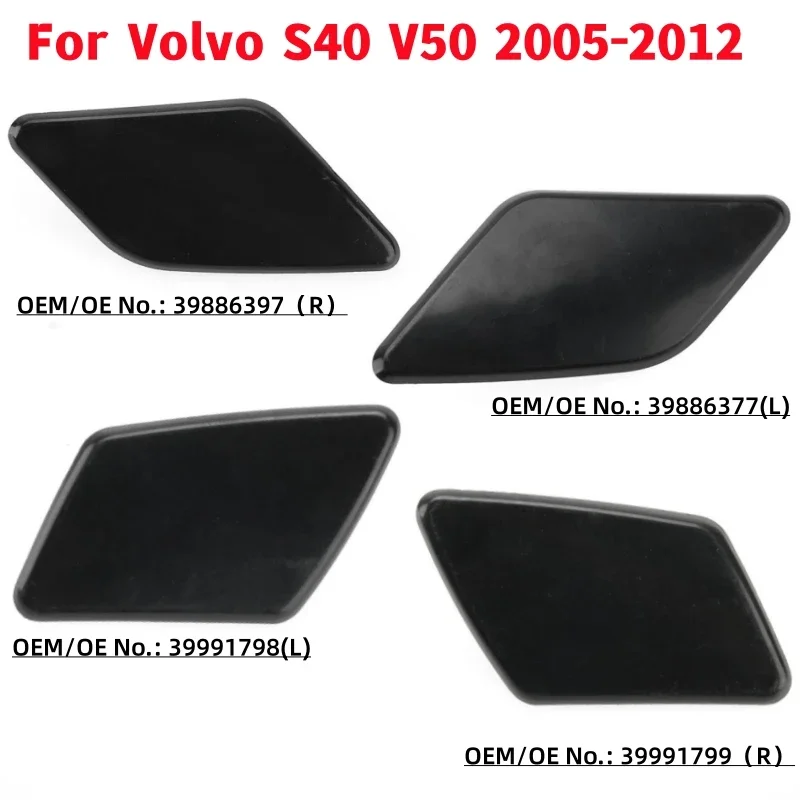 Automobilový predný svetlometový kryt kryt veka veka svetlomety Spray Strieck Dysle Cover pre Volvo S40 V50 2005-2012