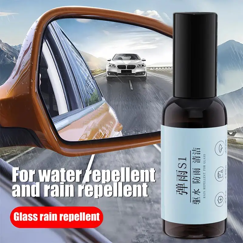 Automobilový sklenený anti-fog dažďový činidlo proti dažďu, ktorá má kvapalinu 50 ml čelného skla Zrkadlá