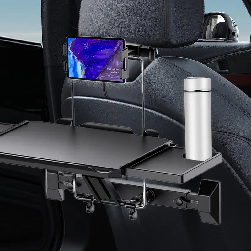 Automobilový stolík Tray Multifunkčný skladateľný nastaviteľný držiak na stôl Organizátor Stolového zariadenia na stravovanie