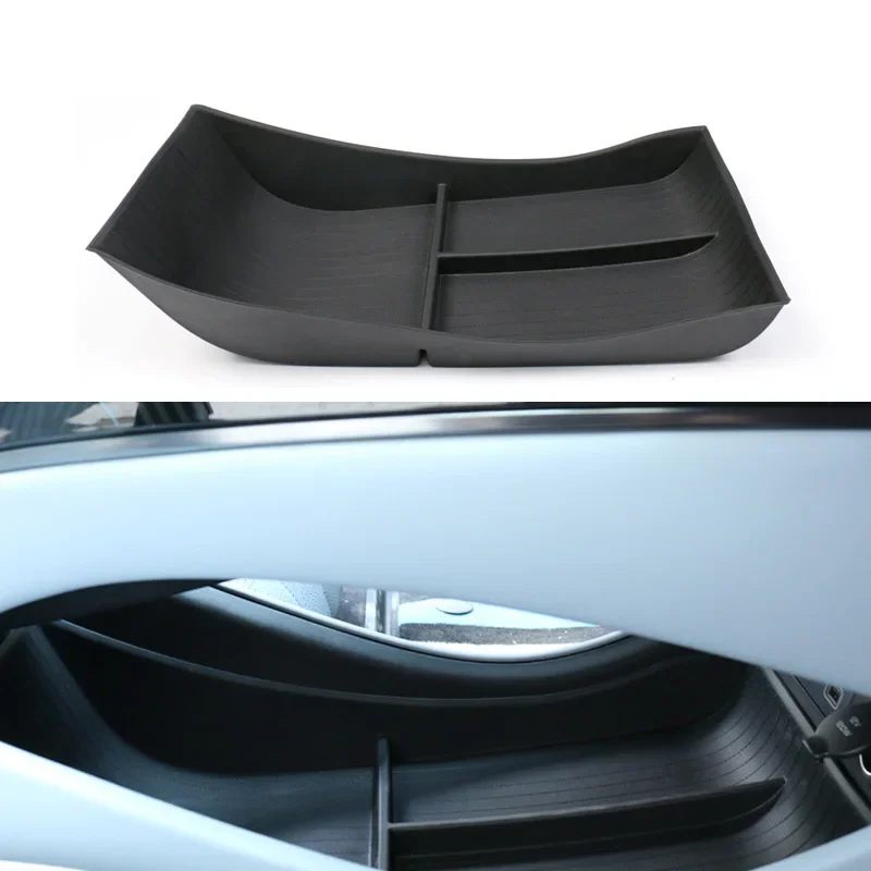 Automobilový stredový konzola Dolný organizátor podnos TRAY TPE Vložte vložku úložného skrinky pre BYD TEAL ACTISENTSKO Vysoko kvalitné 41x21,7x9.9