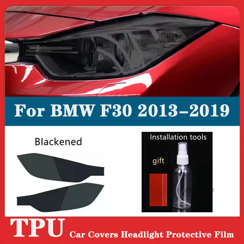 Automobilový svetlomet Tint Black Ochrana ochrany Film Priehľadné príslušenstvo TPU pre nálepky pre BMW 3 séria G20 G20 F30 F31 F34