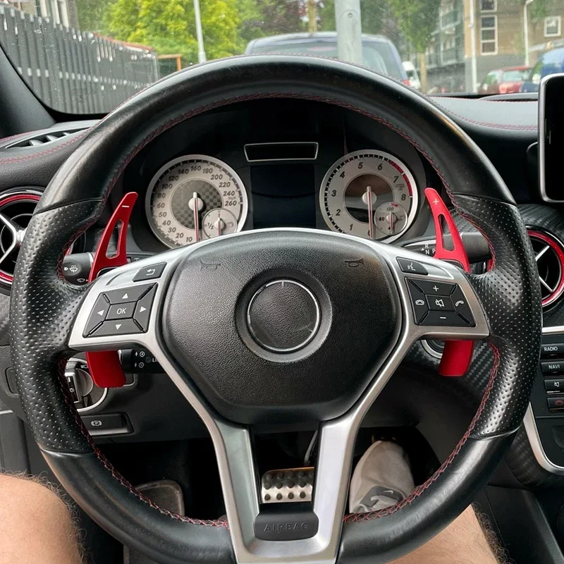 Automobilový volant Paddle Shifters Shifters DSG pre Mercedes Benz ABM trieda W176 W246 GLK SLK CLA GLA STYLING