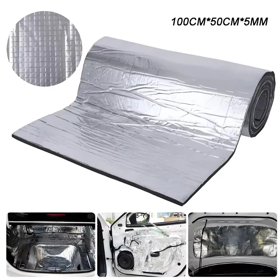 Automobilový zvukový prívesok a izolačná podložka 100x50cm automobilový zvukový podložný panel panelov