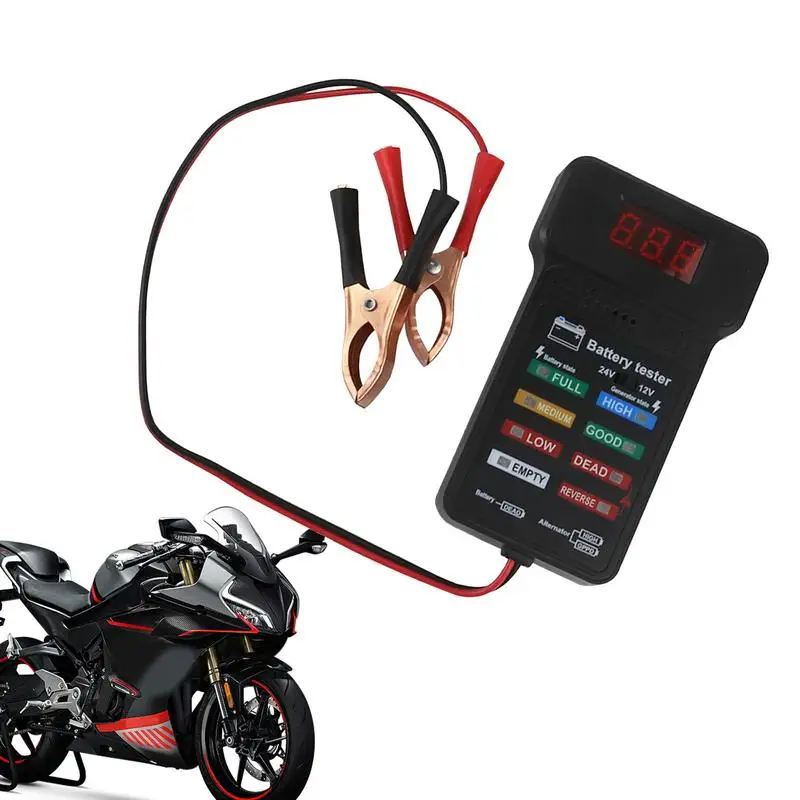 Automotívná kontrola batérie 12V/24V Automobilový digitálny alternátor nabíjacieho systému Analyzátor Automotive Load Tester Indikátor