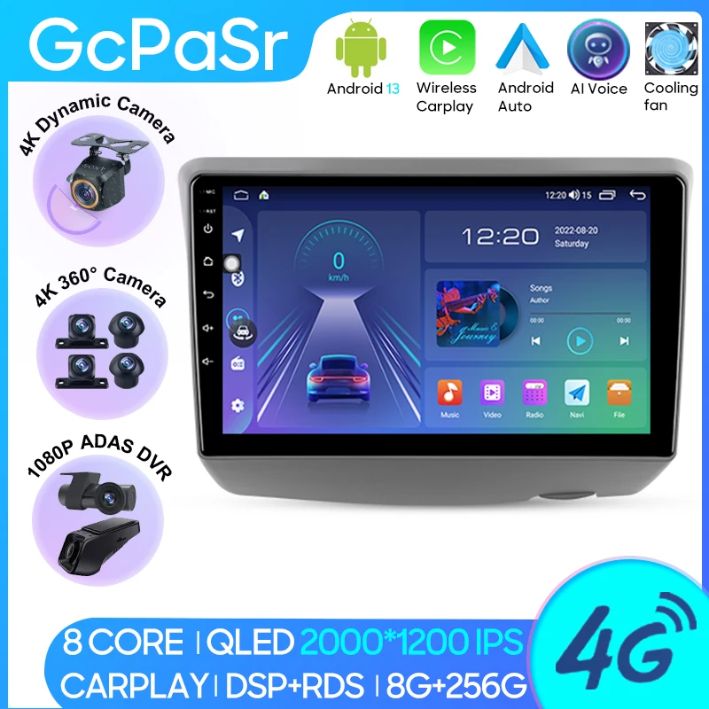 AUTOMÁRA ANDROID 13 pre Toyota Vitz XP10 Yaris Platz Echo 1999 - 2005 navigácia GPS stereofónny multimediálny hráč č. 2DIN 5G WiFi