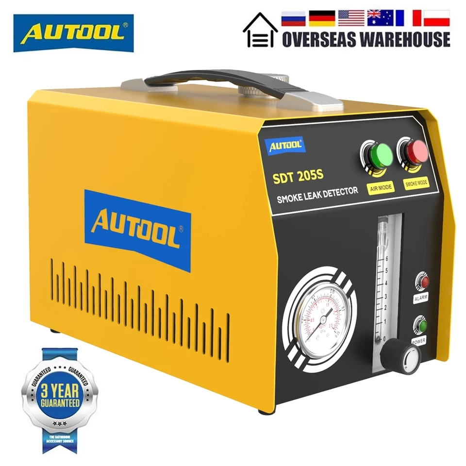 Autool SDT205S Diagnostický nástroj Analyzátor úniku Systém Automobilového úniku