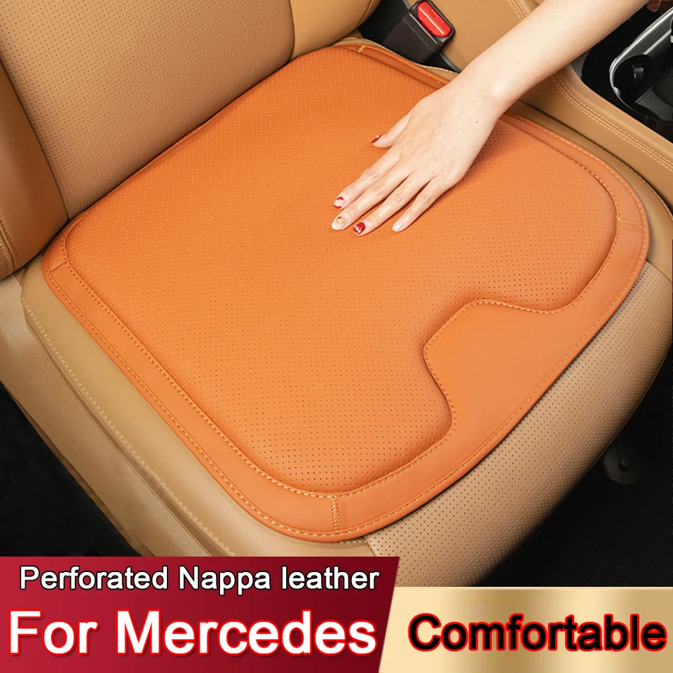 Autosedačky vankúš na celé obdobie univerzálneho koženého ochranného krytu pre Mercedes Benz AMG W204 W205 W203 W211 W212 W213 W201 W210