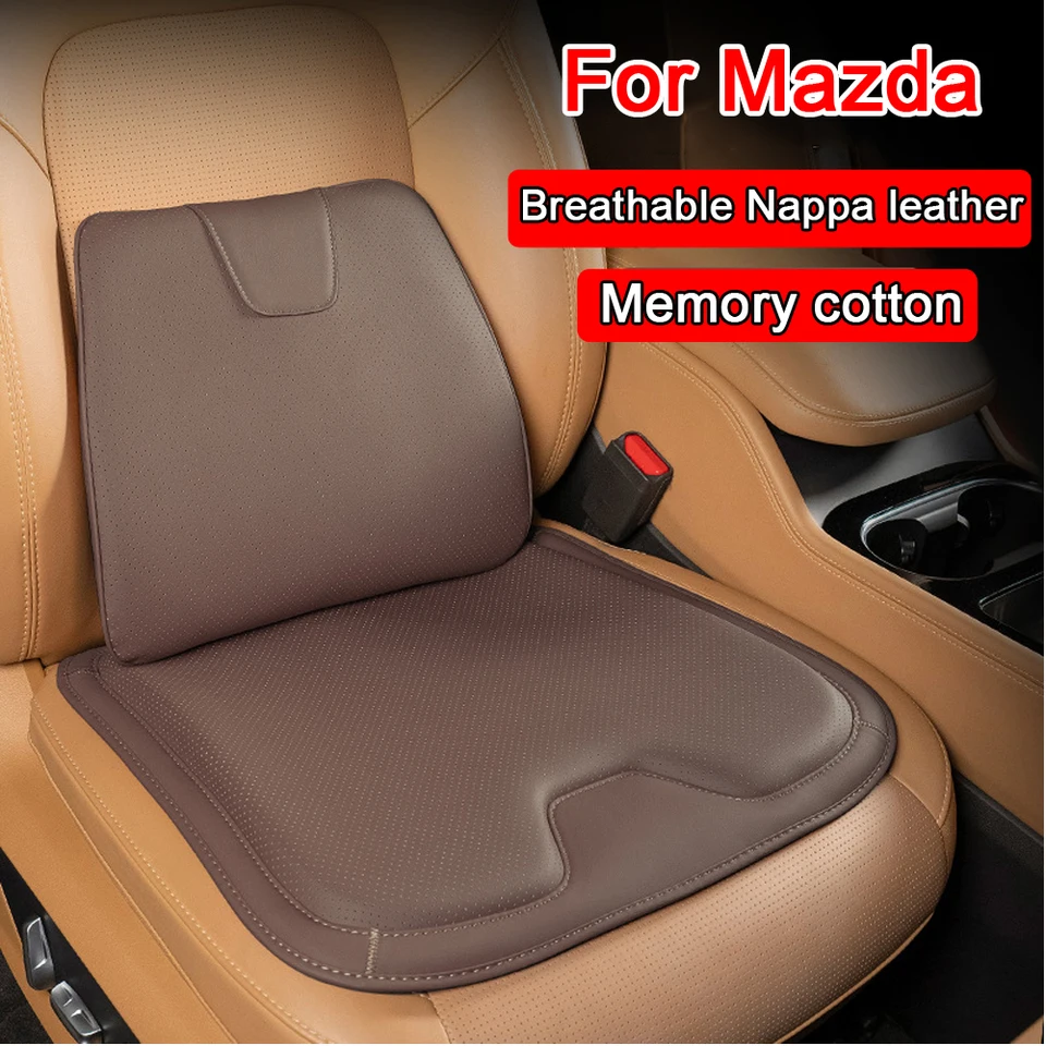 Autosedačky vankúš na vankúše z mäkkého kože na vankúše Sedadlo SEAT SEAL SEAT V ČASOVÉHO MAZDA 2 3 5 6 ATENZA CX-3 CX-4 CX-5 CX-7 CX8 CX-9